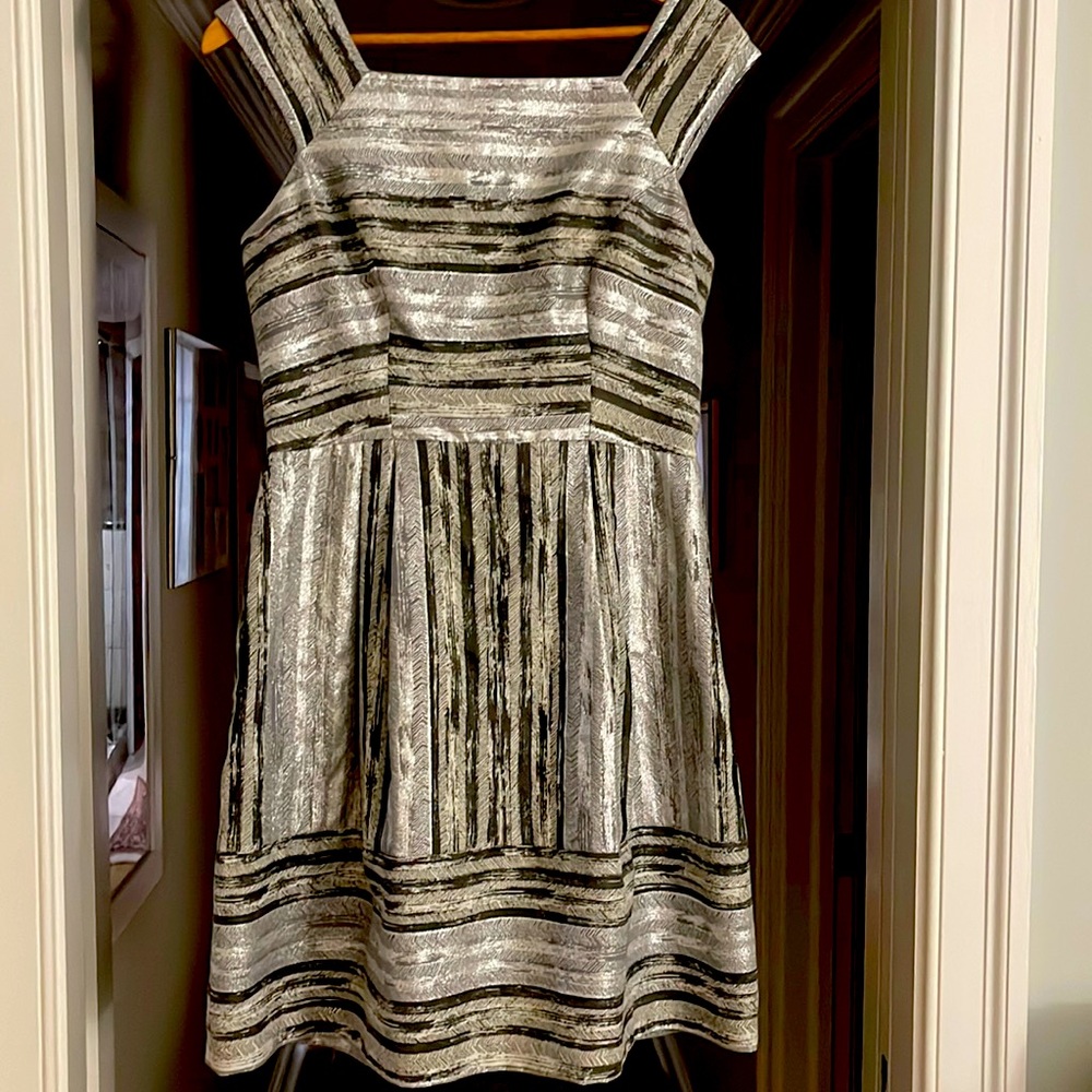 Yoana Baraschi Blue Lined coctail dress size 10